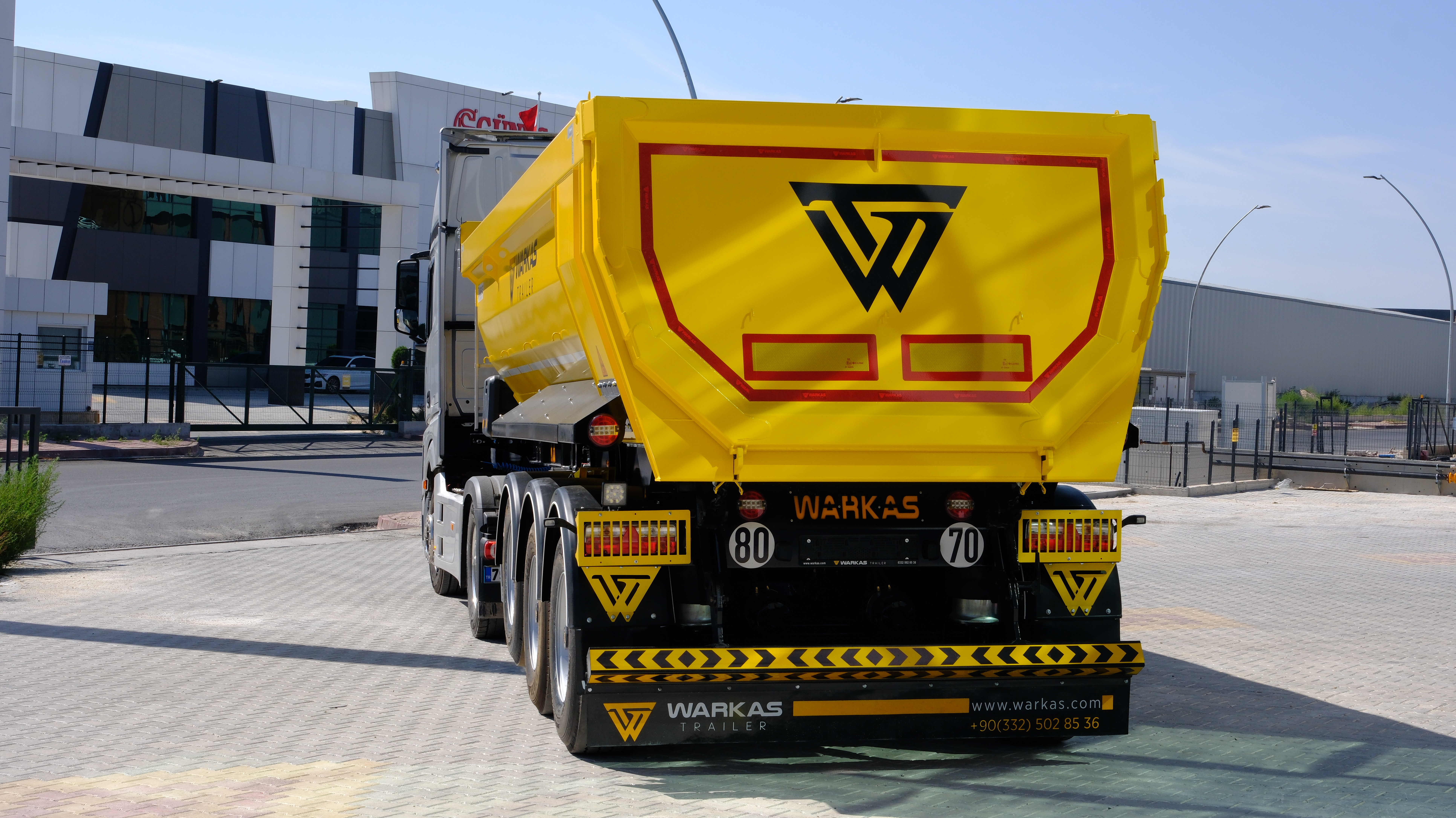 Warkas Trailer Sarı Dorse